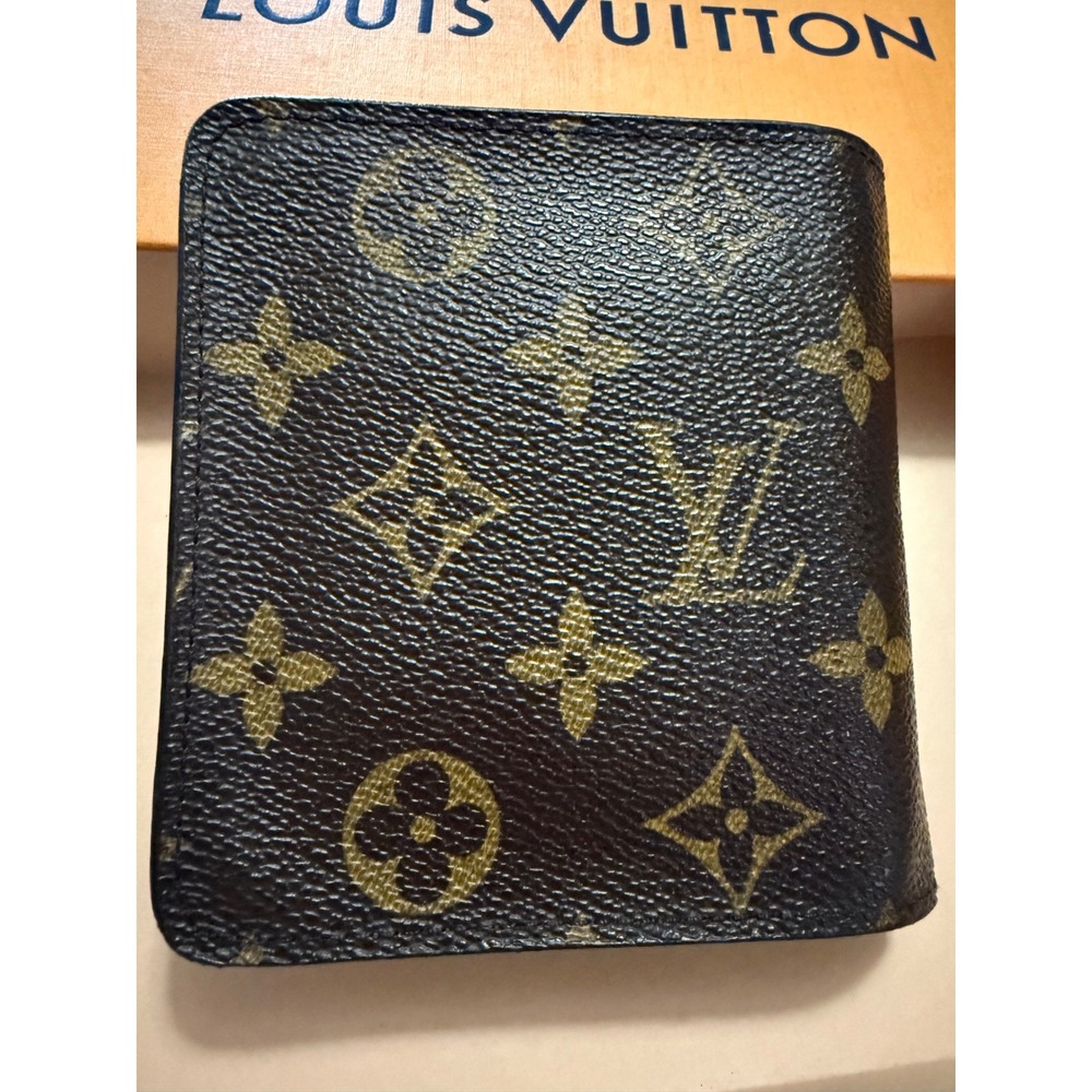 Louis Vuitton Monogram Compact Zip Wallet Brown Bifold M61667 complete set - Picture 6 of 17